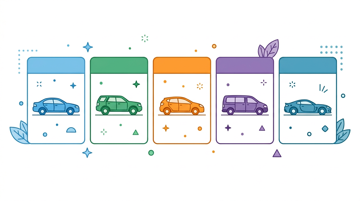 Weekly carpool schedule showing rotating drivers for each day